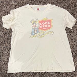 Off White Graphic T-Shirt- Lone Star